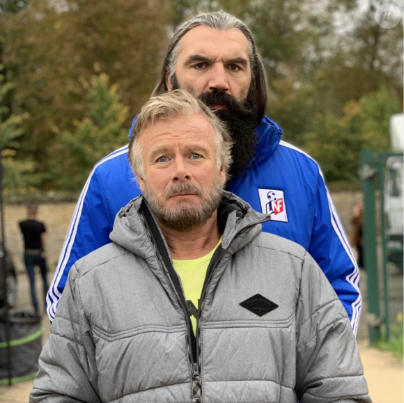 Franck Dubosc et Sébastien Chabal sur Instagram. Le 29 juin 2021.