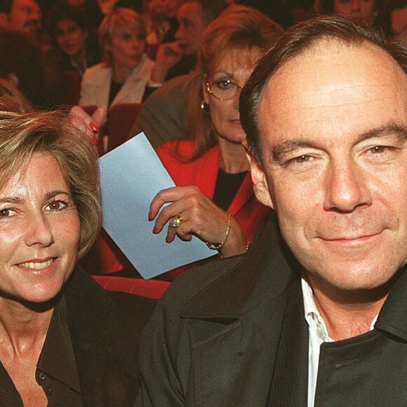 Claire Chazal et Xavier Couture en 2001.