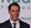 Rafael Nadal fête le 10 ème anniversaire de son association "RafaNadal Foundation" au Consulat italien à Madrid, le 18 novembre 2021.