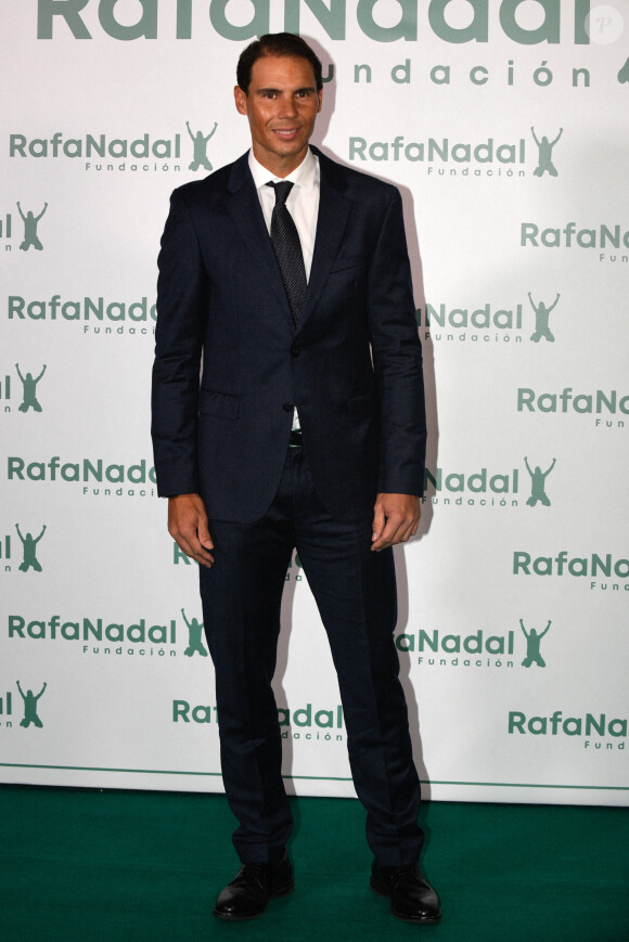Rafael Nadal - Photocall de la cérémonie du 10ème anniversaire de la fondation Rafael Nadal à Madrid le 18 novembre 2021.