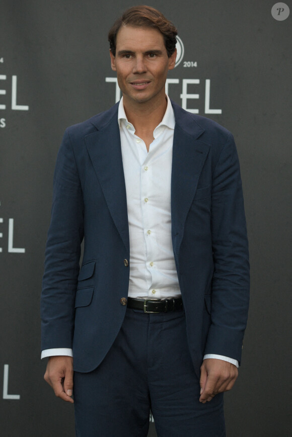 Rafael Nadal lors de l'inauguration du nouveau restaurant Tatel à Madrid le 19 octobre 2021.