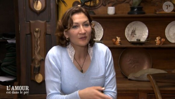 Anne-Lise lors de l'épisode de "L'amour est dans le pré 2021" du 1er novembre, sur M6