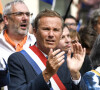 Manifestation contre la mise en place du pass sanitaire, à l'appel de Florian Philppot et de son parti "Les Patriotes". Paris