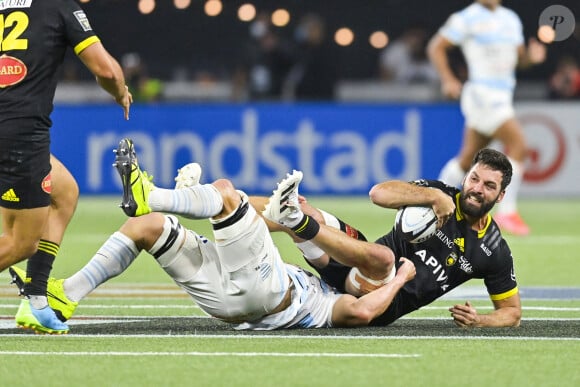 Kevin Gourdon (La Rochelle) - Match de rugby Top 14 : Le Racing 92 bat La Rochelle au stade Paris La Défense Arena. © JB Autissier / Panoramic / Bestimage