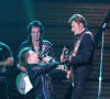 Exclusif - Robin Le Mesurier et Greg Zlap - Premier concert de la tournee "Born Rocker Tour" de Johnny Hallyday au POPB de Bercy a Paris. Le 14 juin 2013