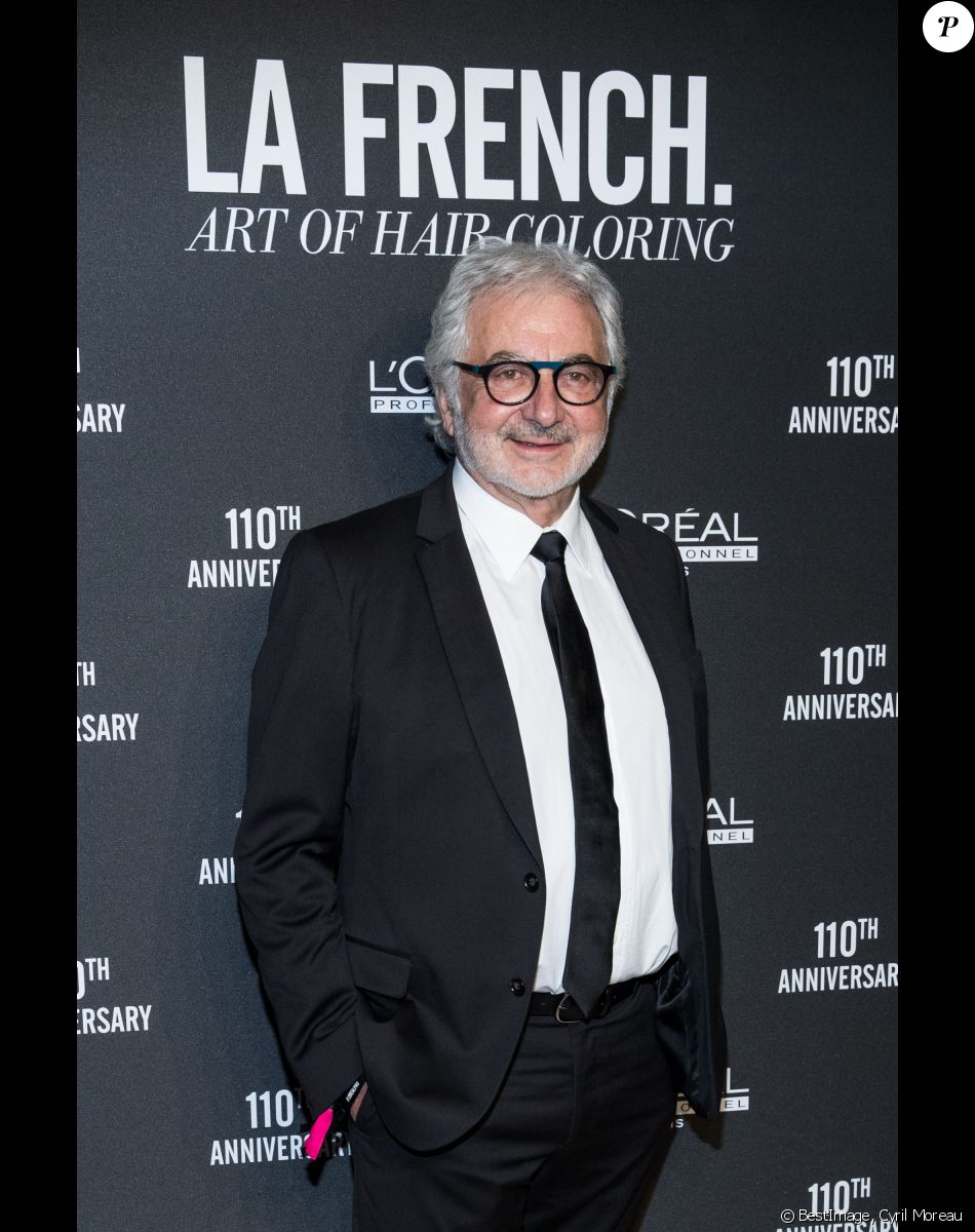 Franck Provost au 110ème anniversaire de l'Oréal Professionnel "La French - Art Of Hair Coloring au Carrousel du Louvre à Paris, le 24 mars 2019. © Cyril Moreau/Bestimage