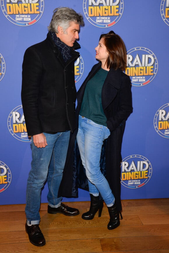 François Vincentelli et sa compagne Alice Dufour lors de l'avant-première du film "Raid Dingue" au cinéma Pathé Beaugrenelle à Paris, France, le 24 janvier 2017. © Coadic Guirec/Bestimage