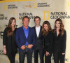 Maria Shriver et Arnold Schwarzenegger avec leurs enfants Katherine, Christina et Patrick Schwarzenegger à la soirée de présentation de la série "The Long Road Home" à Los Angeles.