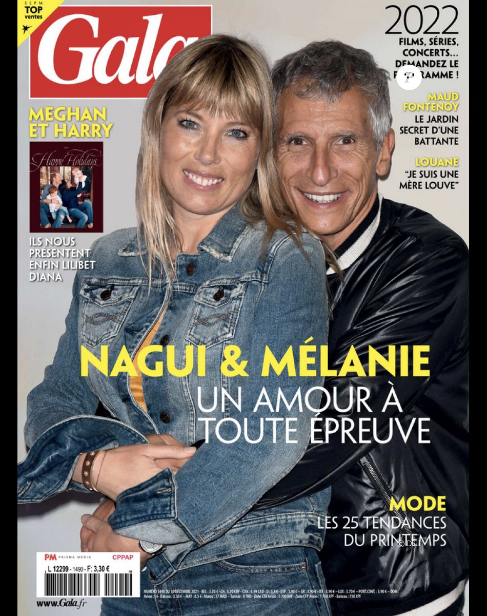 Couverture du nouveau numéro Gala paru le 30 décembre 2021
