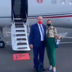 Jazmin Grace Grimaldi partage une nouvelle photo d'elle avec son père, le prince Albert de Monaco. Sur Instagram, le 30 décembre 2021.