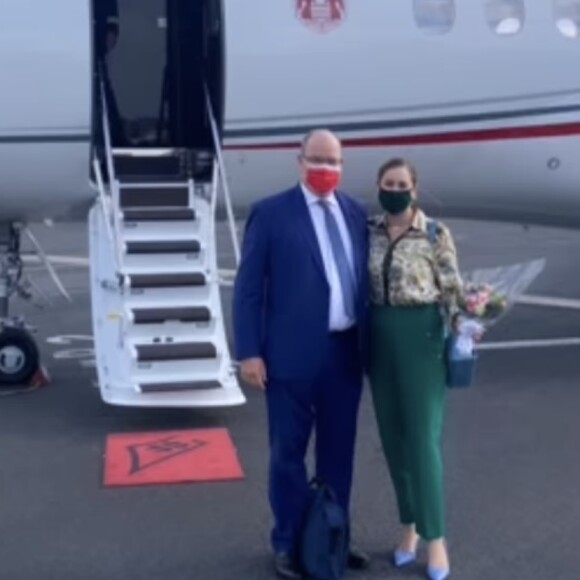 Jazmin Grace Grimaldi partage une nouvelle photo d'elle avec son père, le prince Albert de Monaco. Sur Instagram, le 30 décembre 2021.