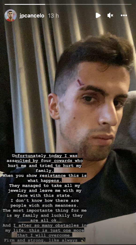Le joueur de foot Joao Cancelo agressé chez lui par quatre cambrioleurs - Instagram