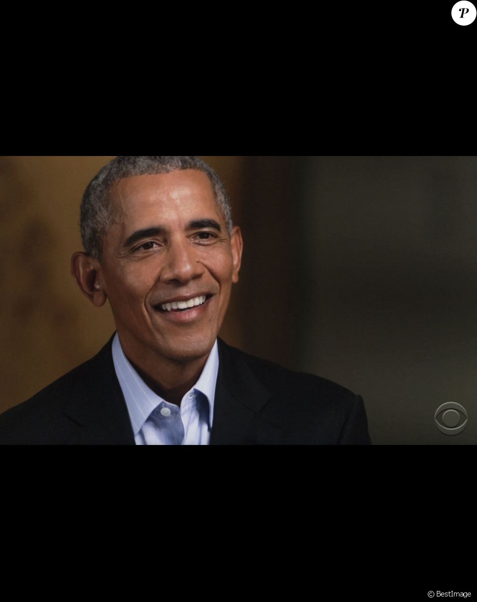 Interview de l'ancien président américain Barack Obama sur CBS pour l'émission "60 Minutes", le 15 novembre 2020. © 60 Minutes/ZUMA Wire