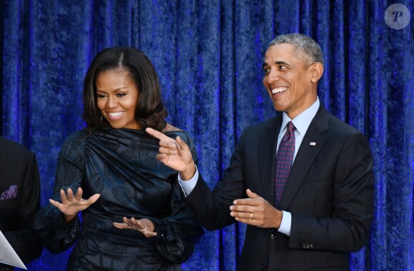 Michelle et Barack Obama à Washington.
