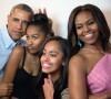 Michelle et Barack Obama avec leurs filles Malia et Sasha. Instagram.