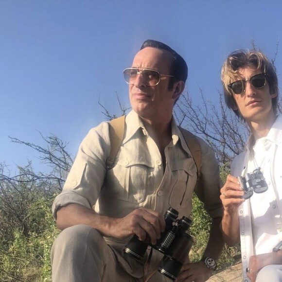 Jean Dujardin et Pierre Niney sur Instagram. Le 11 juillet 2021.