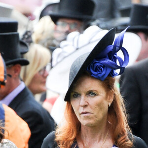 La princesse Eugenie d'York, Sarah Ferguson et le prince Andrew, duc d'York - La famille royale arrive aux courses du Royal Ascot 2015 le 19 juin 2015.