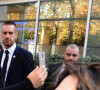 Nicolas Sarkozy arrive au studio Gabriel pour l'enregistrement de l'émission "Vivement Dimanche" à Paris, le 30 septembre 2019. © Guillaume Gaffiot/Bestimage
