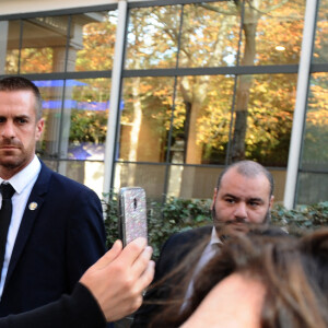 Nicolas Sarkozy arrive au studio Gabriel pour l'enregistrement de l'émission "Vivement Dimanche" à Paris, le 30 septembre 2019. © Guillaume Gaffiot/Bestimage