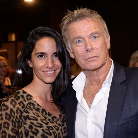 Exclusif - Franck Dubosc et sa femme Danièle - Cérémonie de la première édition "Les Coups de Coeur DAPAT" au théâtre Marigny à Paris. © Rachid Bellak/Bestimage