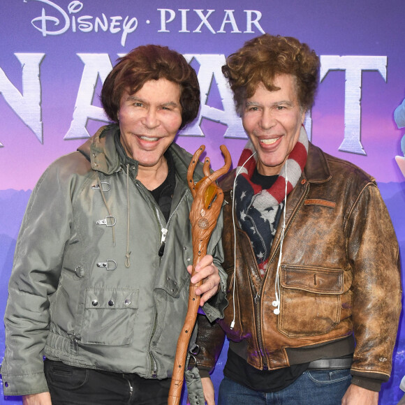 Grichka Bogdanoff (Bogdanov) et Igor Bogdanoff (Bogdanov) à la première du film "En Avant" au cinéma UGC Normandie à Paris, le 26 février 2020. © Guirec Coadic/Bestimage