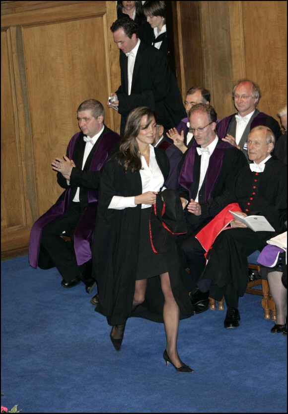 Kate Middleton lors de sa remise de diplôme à l'Université St Andrews, en Ecosse, en 2005.