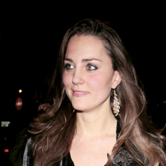Kate Middleton en soirée à Londres en 2007.