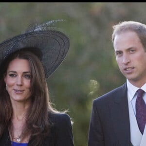 Le prince William et Jate Middleton lors d'un mariage en 2010.