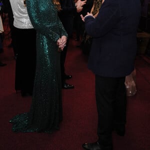 Le prince William, duc de Cambridge, et Kate Catherine Middleton, duchesse de Cambridge, au "Royal Variety Performance 2021" au Royal Albert Hall à Londres. Le 18 novembre 2021