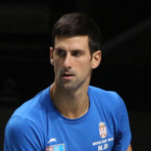 Novak Djokovic : Serbie vs Kazakhstan - Coupe Davis à Madrid. © Laurent Lairys/Panoramic/Bestimage