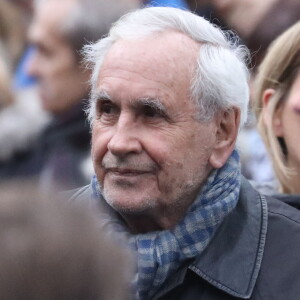 Patrice Laffont - Arrivées aux obsèques de Michou en l'église Saint-Jean de Montmartre à Paris.