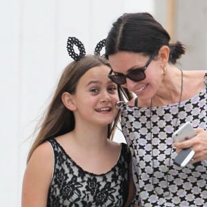 Courteney Cox et sa fille Coco à Santa Monica, le 8 juin 2015.