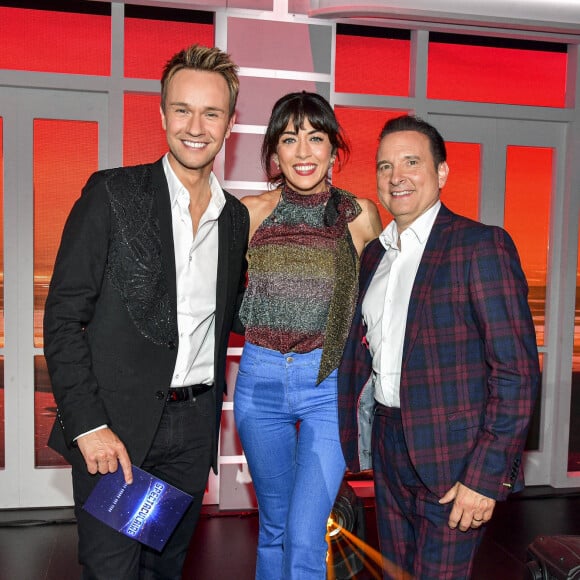 Exclusif - Cyril Féraud, Nolwenn Leroy et Jean-Marc Généreux - Enregistrement de l'émission "Spectaculaire" à Paris, diffusée le 15 janvier sur France 2. © Pierre Perusseau / Bestimage