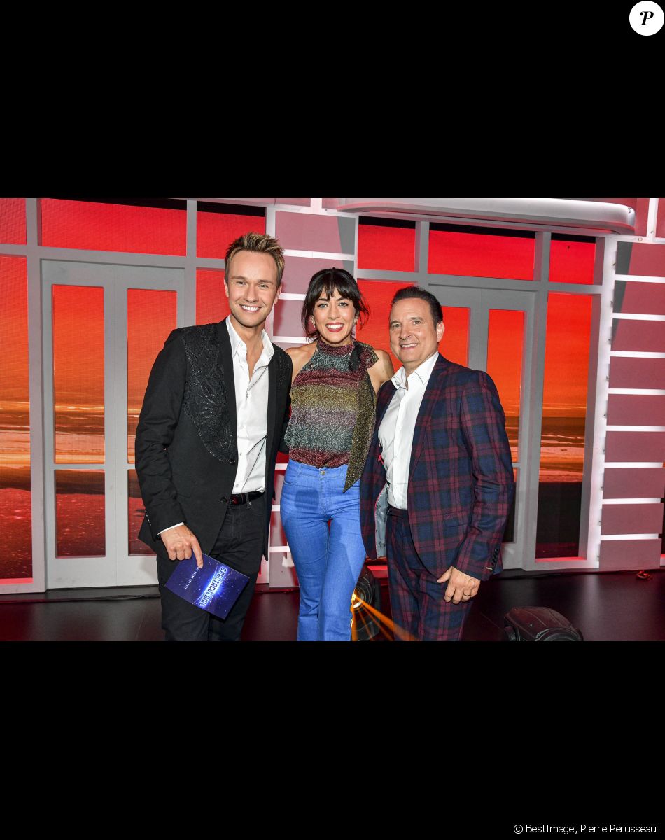 Exclusif - Cyril Féraud, Nolwenn Leroy et Jean-Marc Généreux - Enregistrement de l'émission "Spectaculaire" à Paris, diffusée le 15 janvier sur France 2. © Pierre Perusseau / Bestimage
