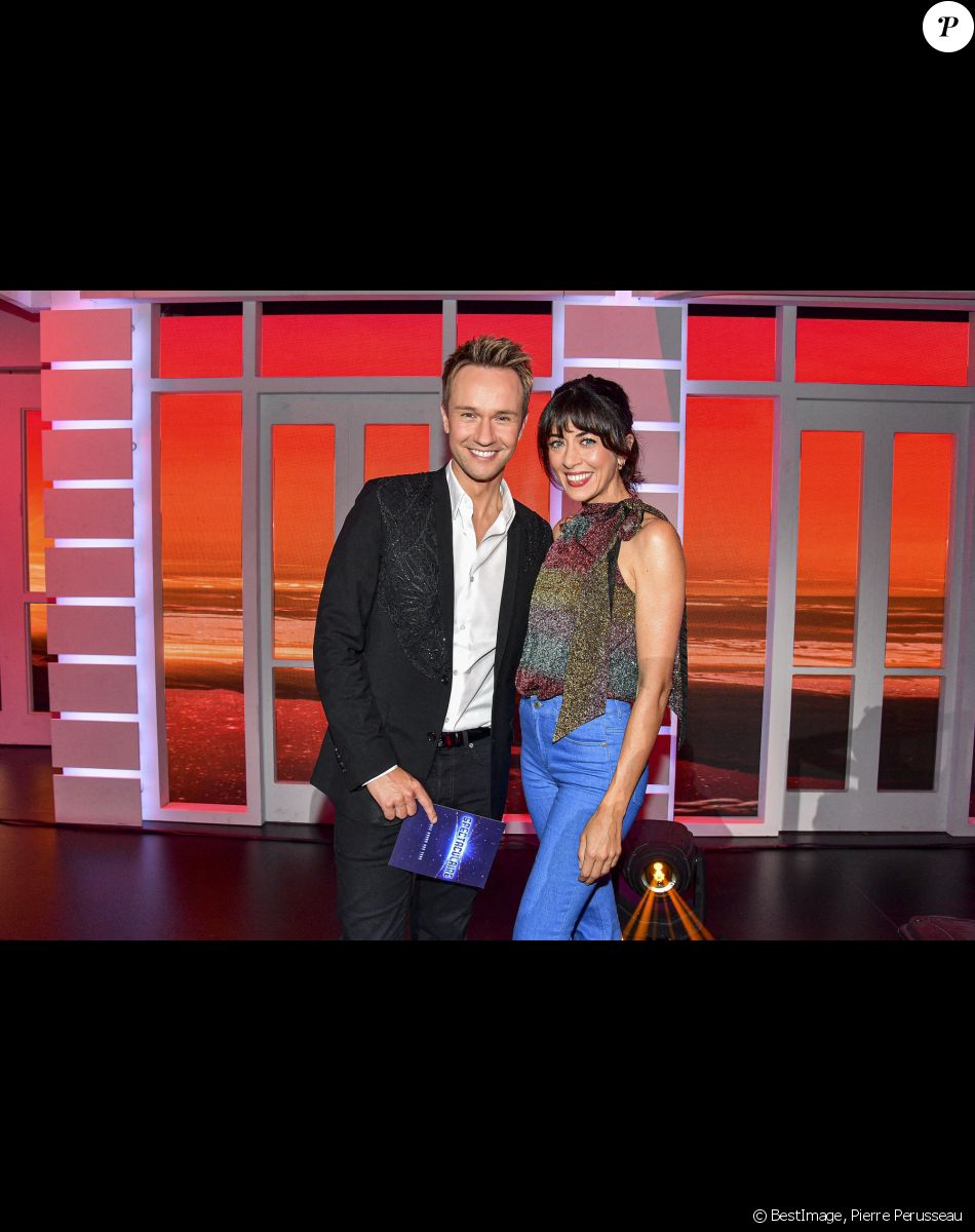 Exclusif - Cyril Féraud et Nolwenn Leroy - Enregistrement de l'émission "Spectaculaire" à Paris, diffusée le 15 janvier sur France 2. © Pierre Perusseau / Bestimage