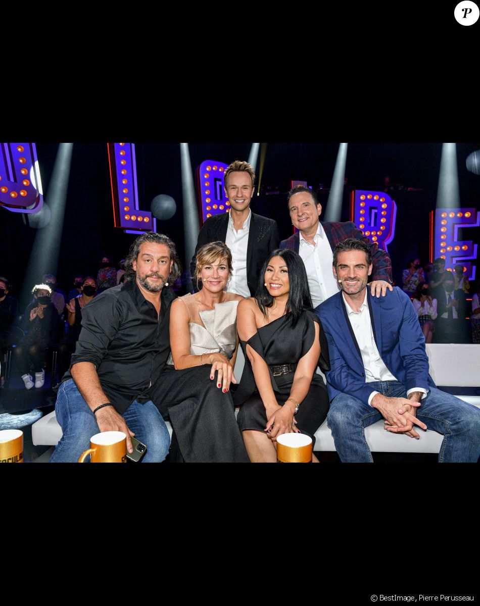 Exclusif - Jean-Marc Généreux, Cyril Féraud, Titoff, Virginie Hocq, Anggun et Gil Alma - Enregistrement de l'émission "Spectaculaire" à Paris, diffusée le 15 janvier sur France 2. © Pierre Perusseau / Bestimage