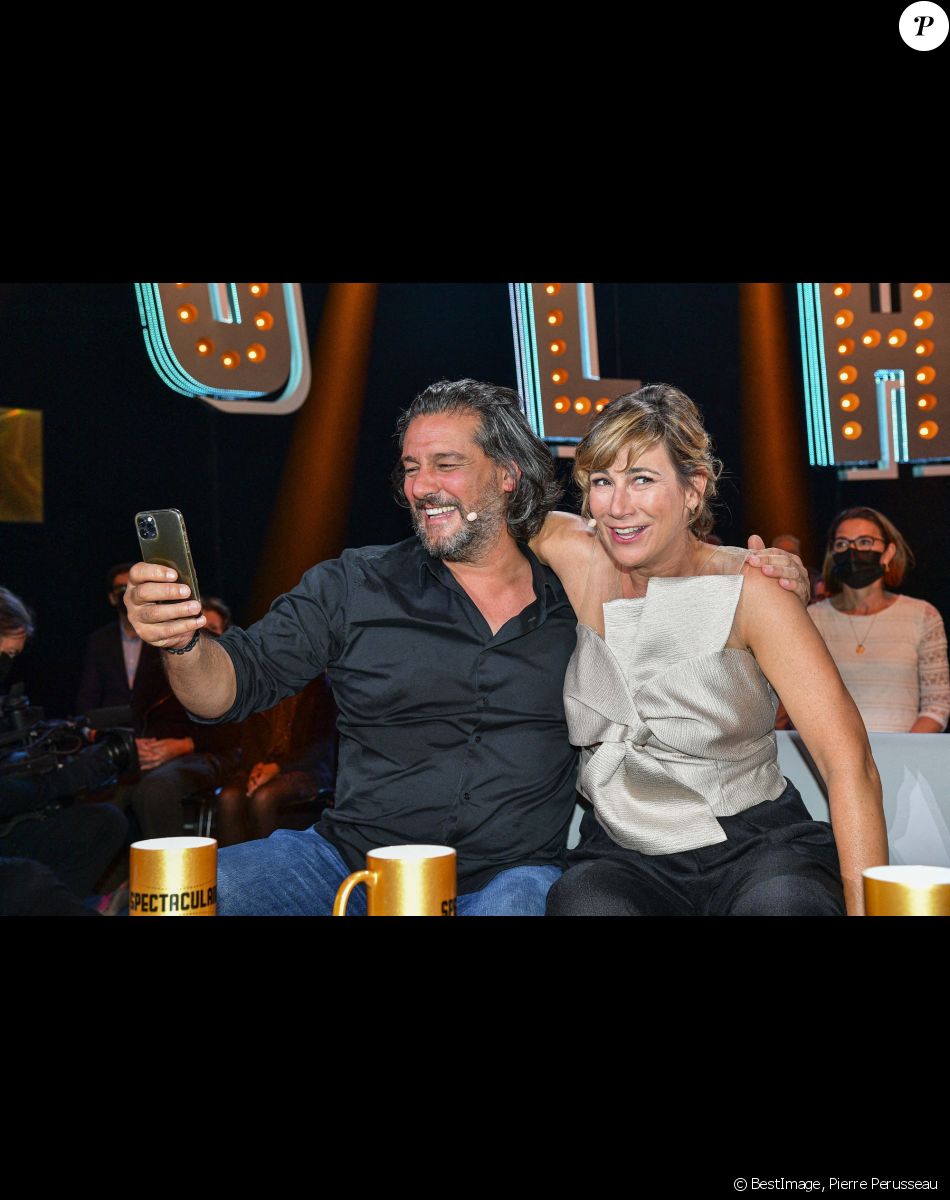 Exclusif - Titoff et Virginie Hocq - Enregistrement de l'émission "Spectaculaire" à Paris, diffusée le 15 janvier sur France 2. © Pierre Perusseau / Bestimage