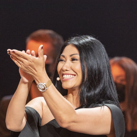 Exclusif - Anggun - Enregistrement de l'émission "Spectaculaire" à Paris, diffusée le 15 janvier sur France 2. © Pierre Perusseau / Bestimage