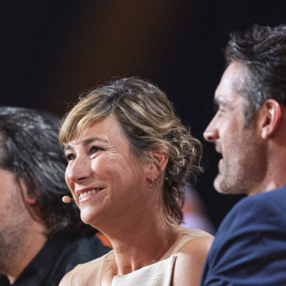 Exclusif - Titoff, Virginie Hocq et Gil Alma - Enregistrement de l'émission "Spectaculaire" à Paris, diffusée le 15 janvier sur France 2. © Pierre Perusseau / Bestimage