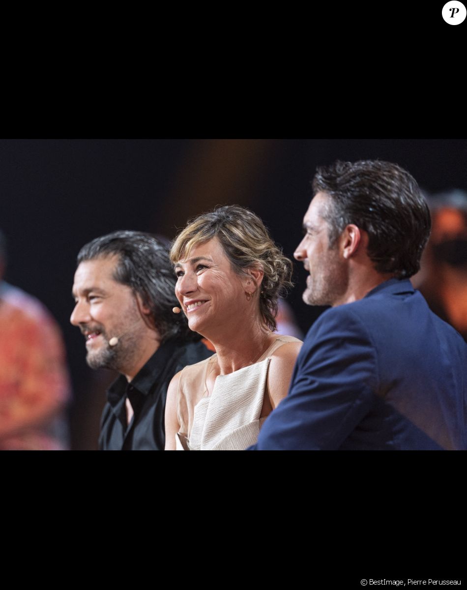 Exclusif - Titoff, Virginie Hocq et Gil Alma - Enregistrement de l'émission "Spectaculaire" à Paris, diffusée le 15 janvier sur France 2. © Pierre Perusseau / Bestimage