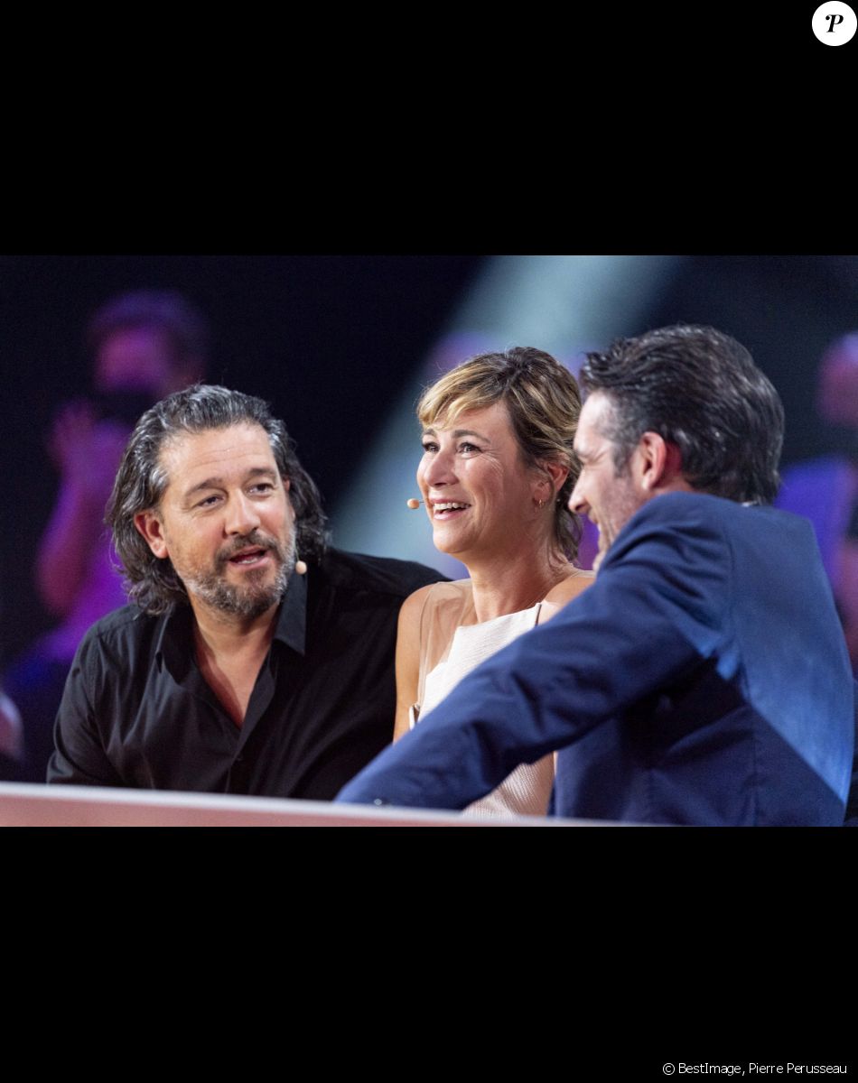 Exclusif - Titoff, Virginie Hocq et Gil Alma - Enregistrement de l'émission "Spectaculaire" à Paris, diffusée le 15 janvier sur France 2. © Pierre Perusseau / Bestimage