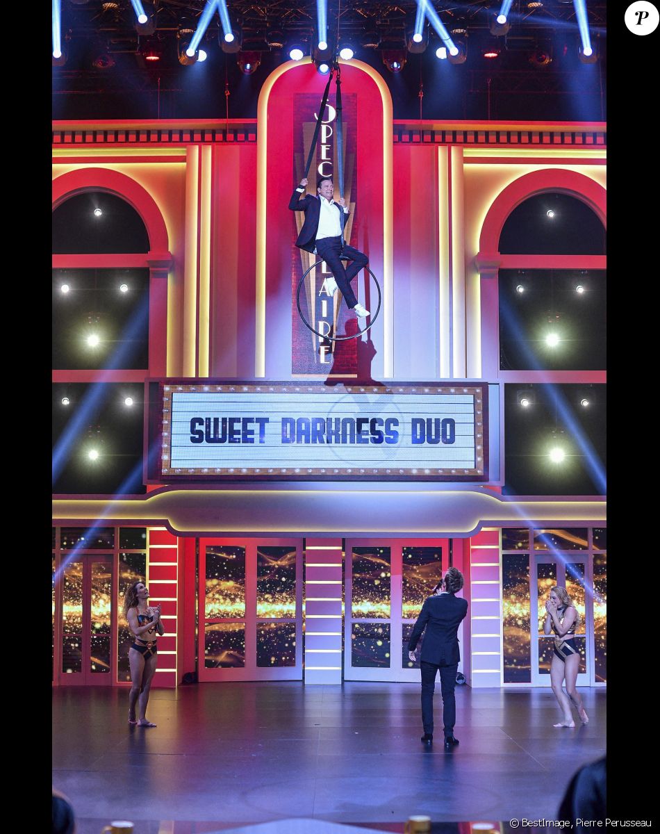 Exclusif - Sweet Darkness Duo - Enregistrement de l'émission "Spectaculaire" à Paris, diffusée le 15 janvier sur France 2. © Pierre Perusseau / Bestimage