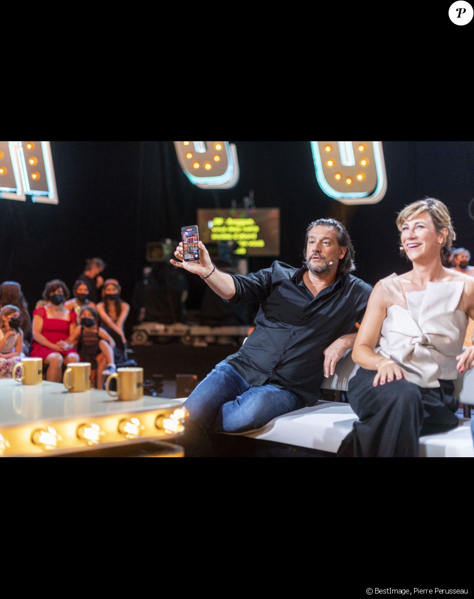 Exclusif - Titoff et Virginie Hocq - Enregistrement de l'émission "Spectaculaire" à Paris, diffusée le 15 janvier sur France 2. © Pierre Perusseau / Bestimage