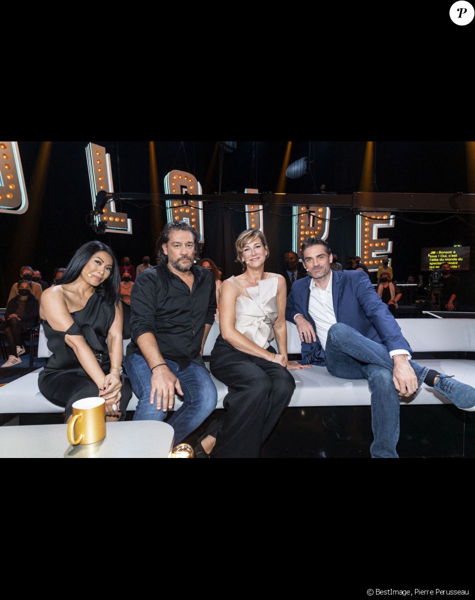 Exclusif - Titoff, Anggun, Virginie Hocq et Gil Alma - Enregistrement de l'émission "Spectaculaire" à Paris, diffusée le 15 janvier sur France 2. © Pierre Perusseau / Bestimage