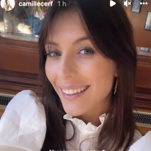 Camille Cerf dévoile son nouveau look sur Instagram