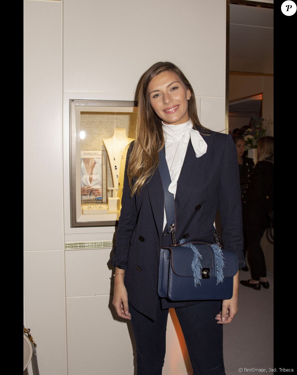 Exclusif - Camille Cerf (Miss France 2015) - Réouverture de la boutique de joaillerie "Korloff", rue de la Paix à Paris le 24 octobre 2019. © Jack Tribeca/Bestimage