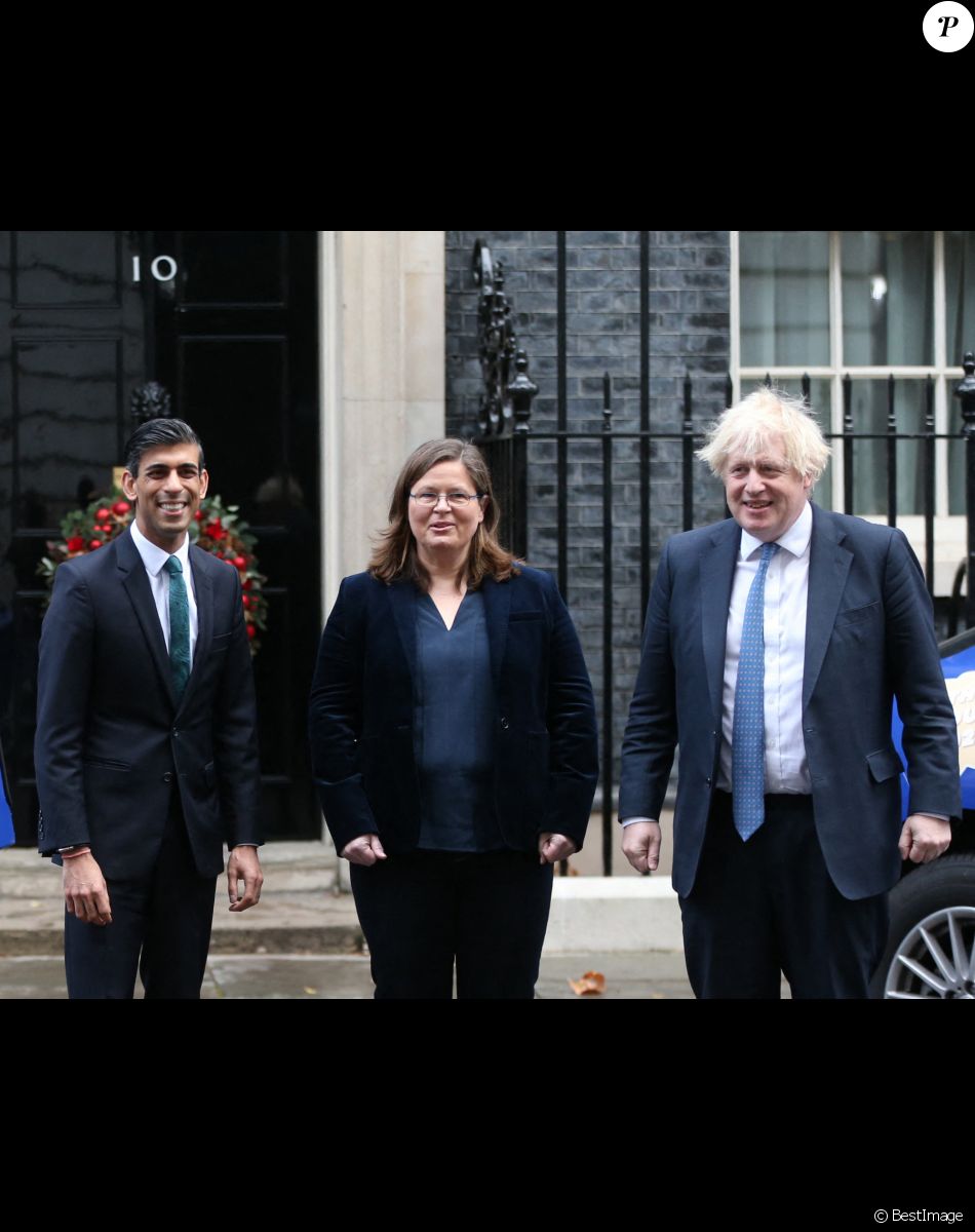 Le Premier ministre britannique Boris Johnson et Rishi Sunak, Le 1er décembre 2021.