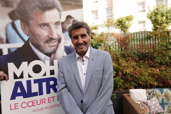 Mohed Altrad, président du club de rugby, annonce sa candidature aux élections municipales à Montpellier le 16 septembre 2019. © Richard Gosselin / Panoramic / Bestimage