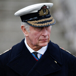 Le prince Charles, prince de Galles et amiral de la flotte, préside les divisions du Lord High Admiral au Britannia Royal Naval College de Dartmouth. 