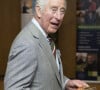Le prince Charles, prince de Galles, lors d'une réception pour célébrer les 20 ans de PRIME Cymru et l'expansion de son programme de mentorat bénévole à l'hôtel Metropole, à Llandrindod Wells, Pays de Galles, France, le 10 décembre 2021.